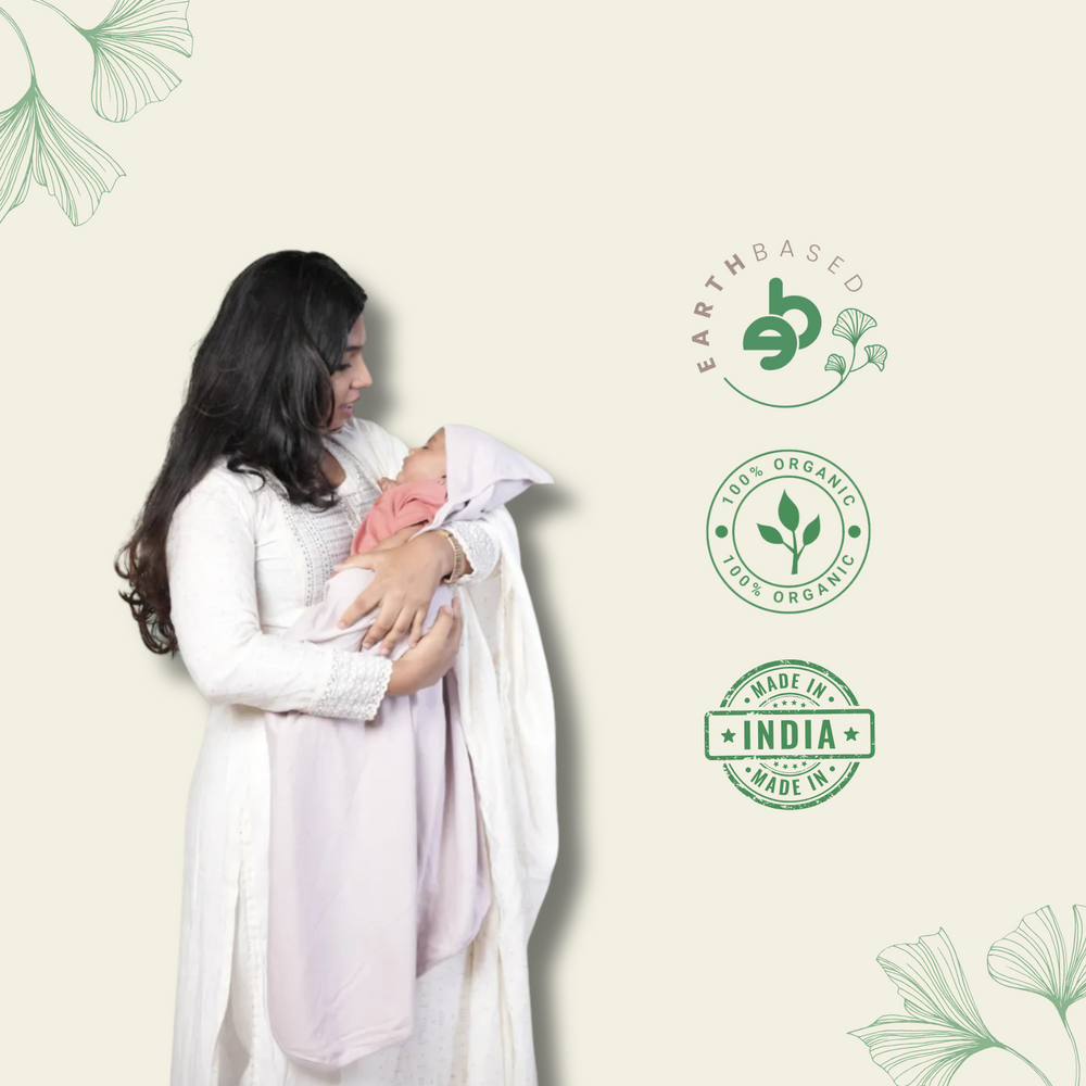 BABBLE NEWBORN SWADDLE - EarthBased 