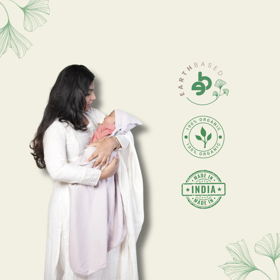 BABBLE NEWBORN SWADDLE - EarthBased 