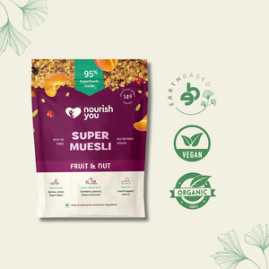 Nourish You Super Muesli Fruit & Nut - 400gm - EarthBased 