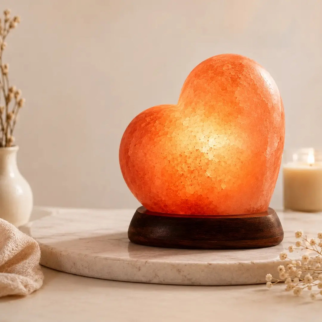 Heart Shape Himalayan Salt Lamp | ONEarth