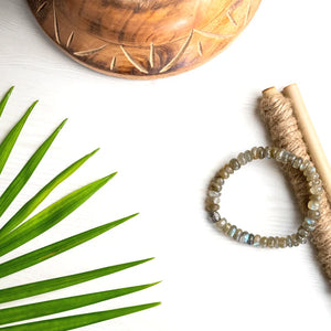 Original Labradorite Bracelet For Stress, Anxiety, Pain And Negative Energy - EarthBased 