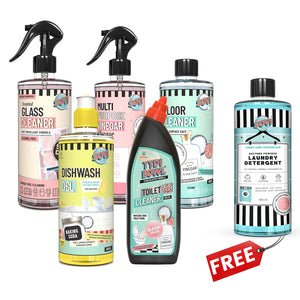 Clean Home, Clean Laundry Kit - Free 500 ml (₹249) SOVI® Laundry Liquid Detergent - EarthBased 