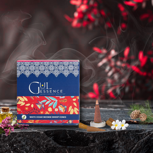 White Cedar Dhoop Cones | Made from Temple Flower | Gulessence - EarthBased 