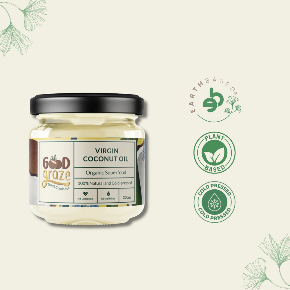 Good Graze cold-pressed Virgin Coconut Oil, 300 ml