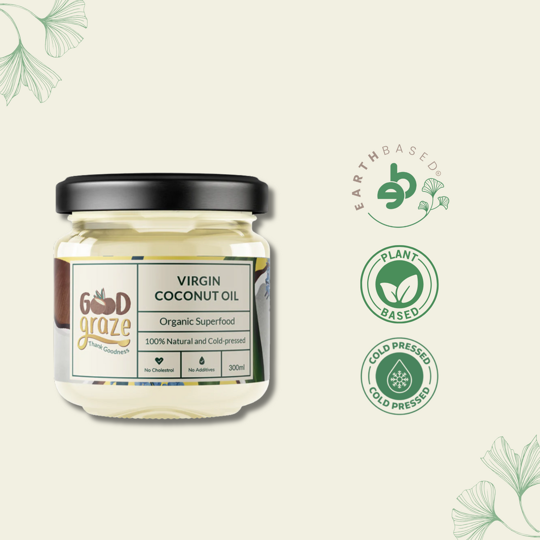 Good Graze cold-pressed Virgin Coconut Oil, 300 ml