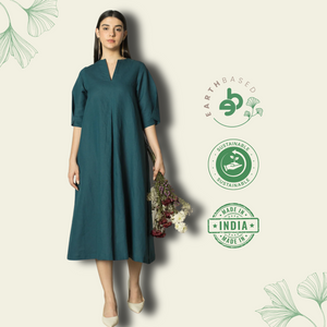 Pleated A-Line Maxi - EarthBased 