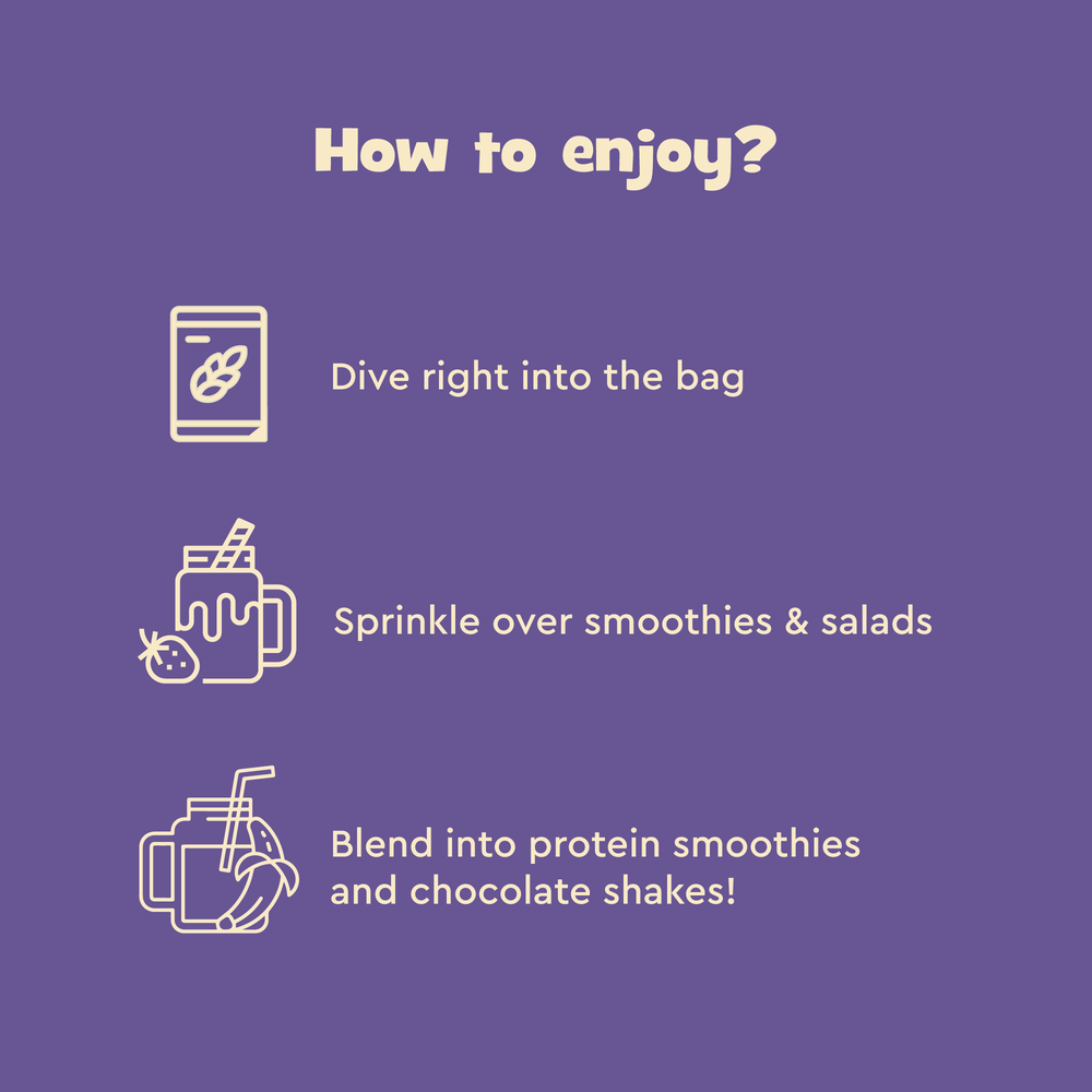 Nourish You Antioxidant Boost 7 in 1 Super Seeds Trail Mix – 100g - EarthBased 