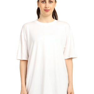 Women Oversized Bamboo T-Shirt – Soft, Breathable & Sustainable Fit - EarthBased 