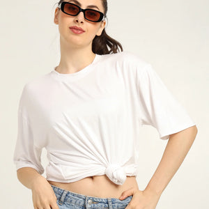 Women Oversized Bamboo T-Shirt – Soft, Breathable & Sustainable Fit - EarthBased 