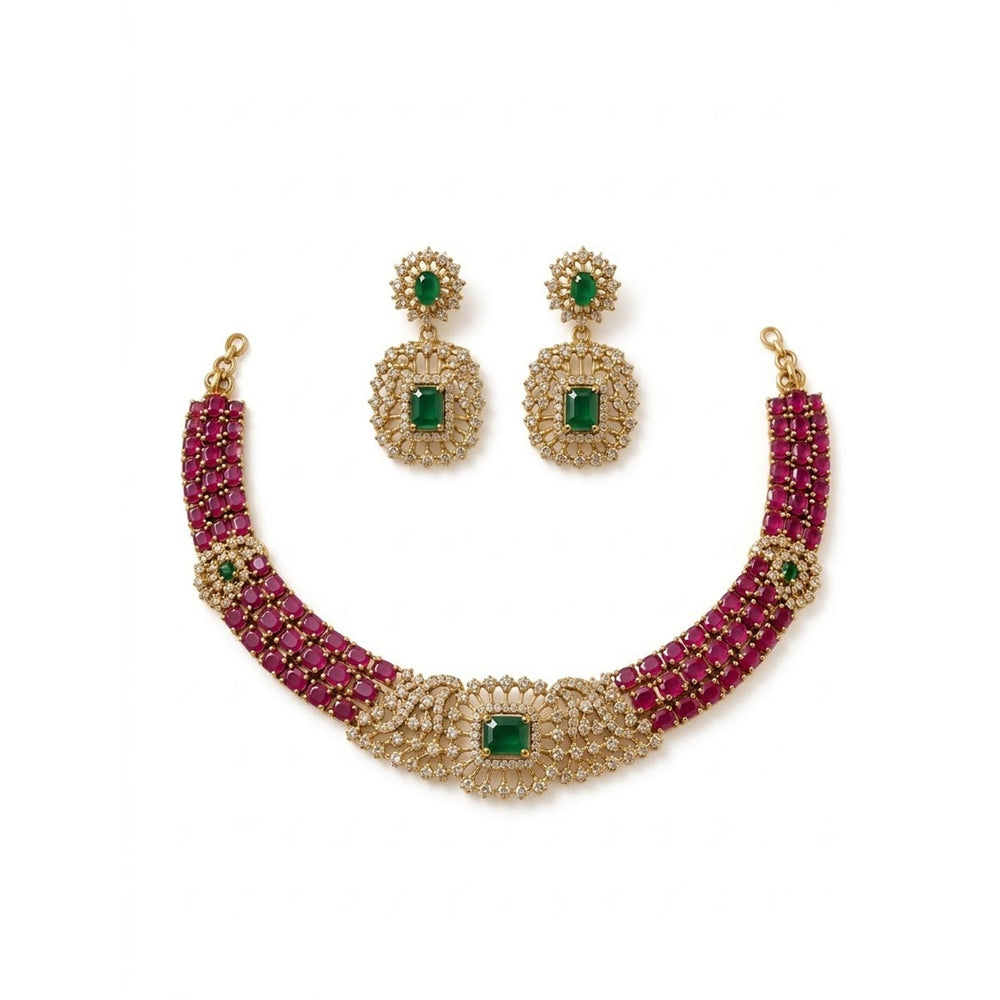 Royal Ruby Choker Set - view 4