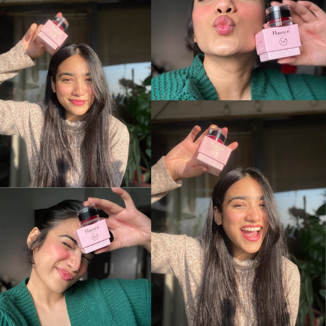 Pink, Red & Plum Sunset- LIP AND CHEEK TINT