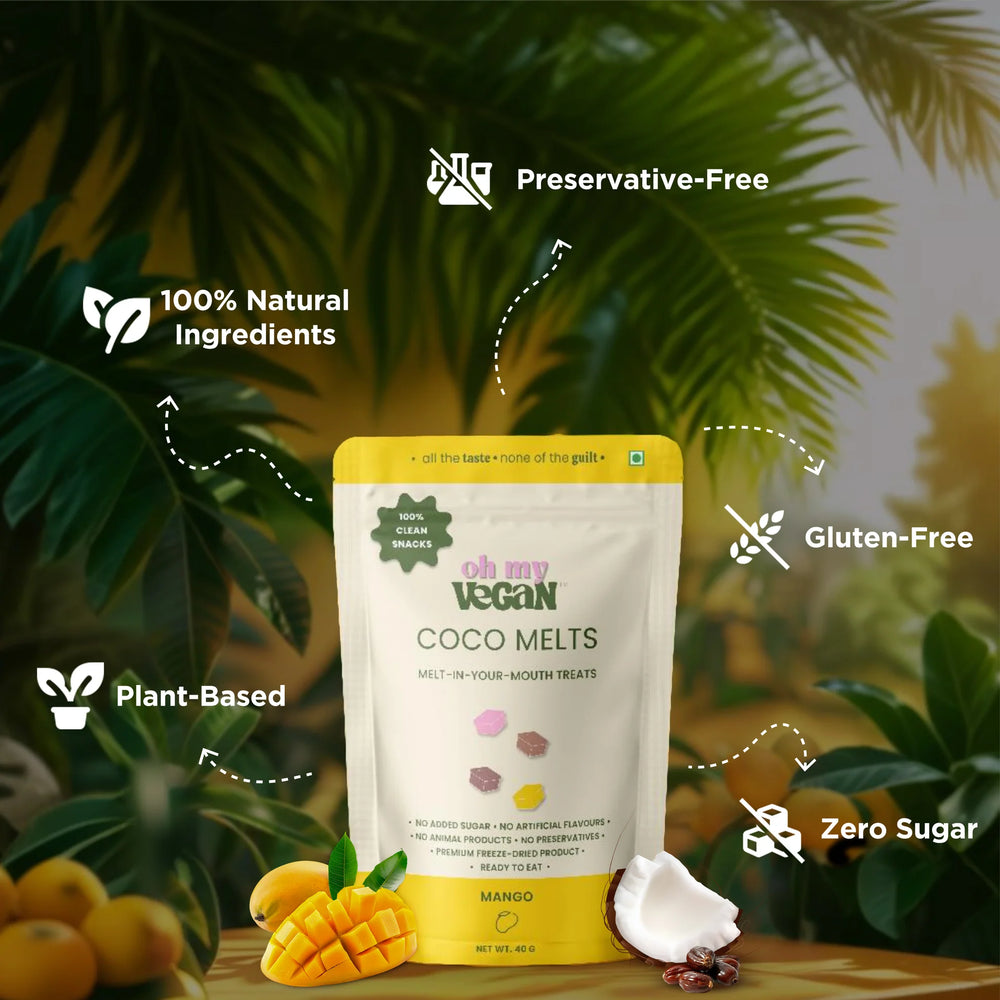 Oh My Vegan | Mango Coco Melts - EarthBased 