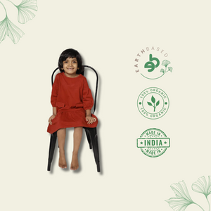 Cuff sleeve frock with flap pockets - EarthBased 