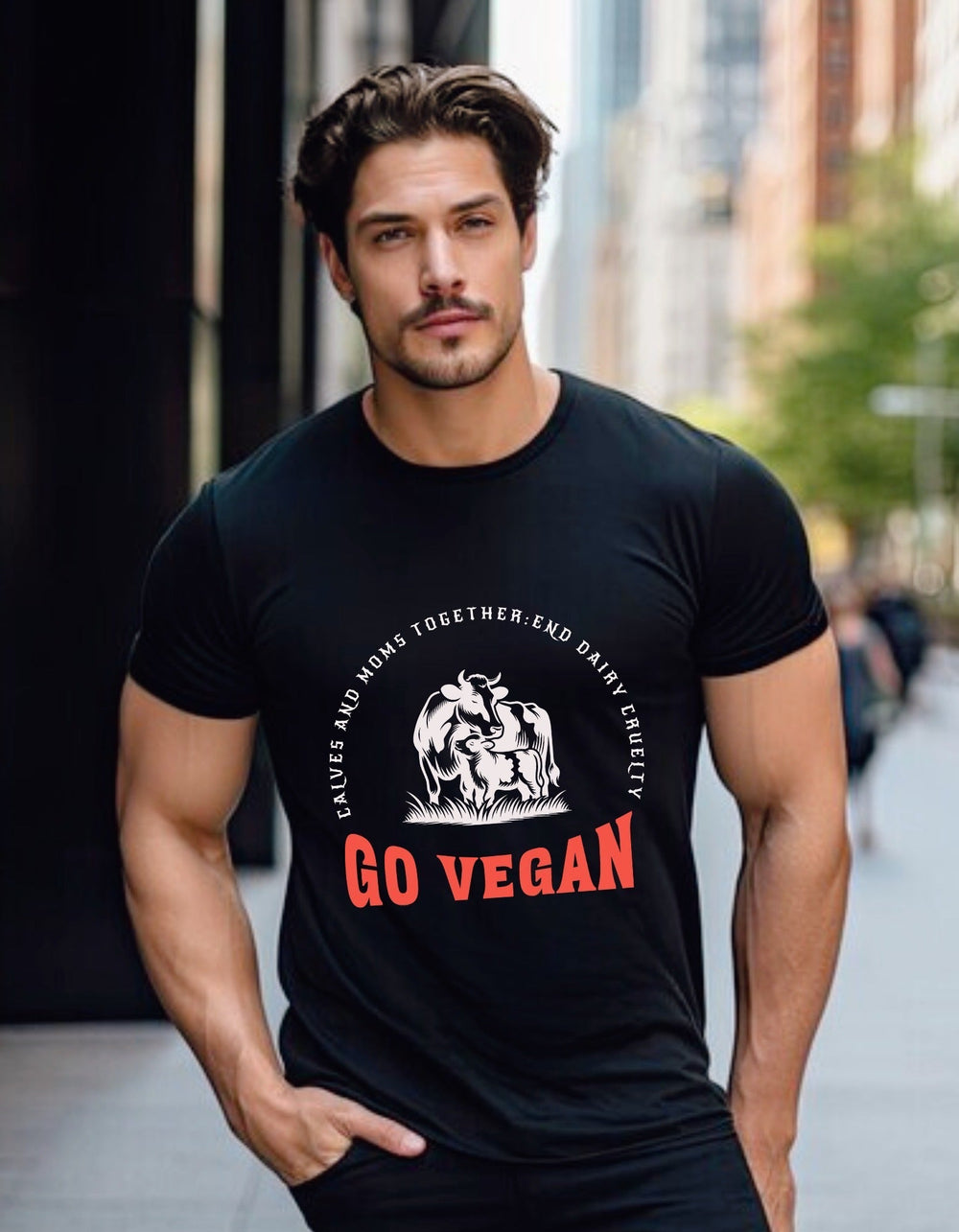 Calves and Moms together - End dairy industry (Male) — Earthbased