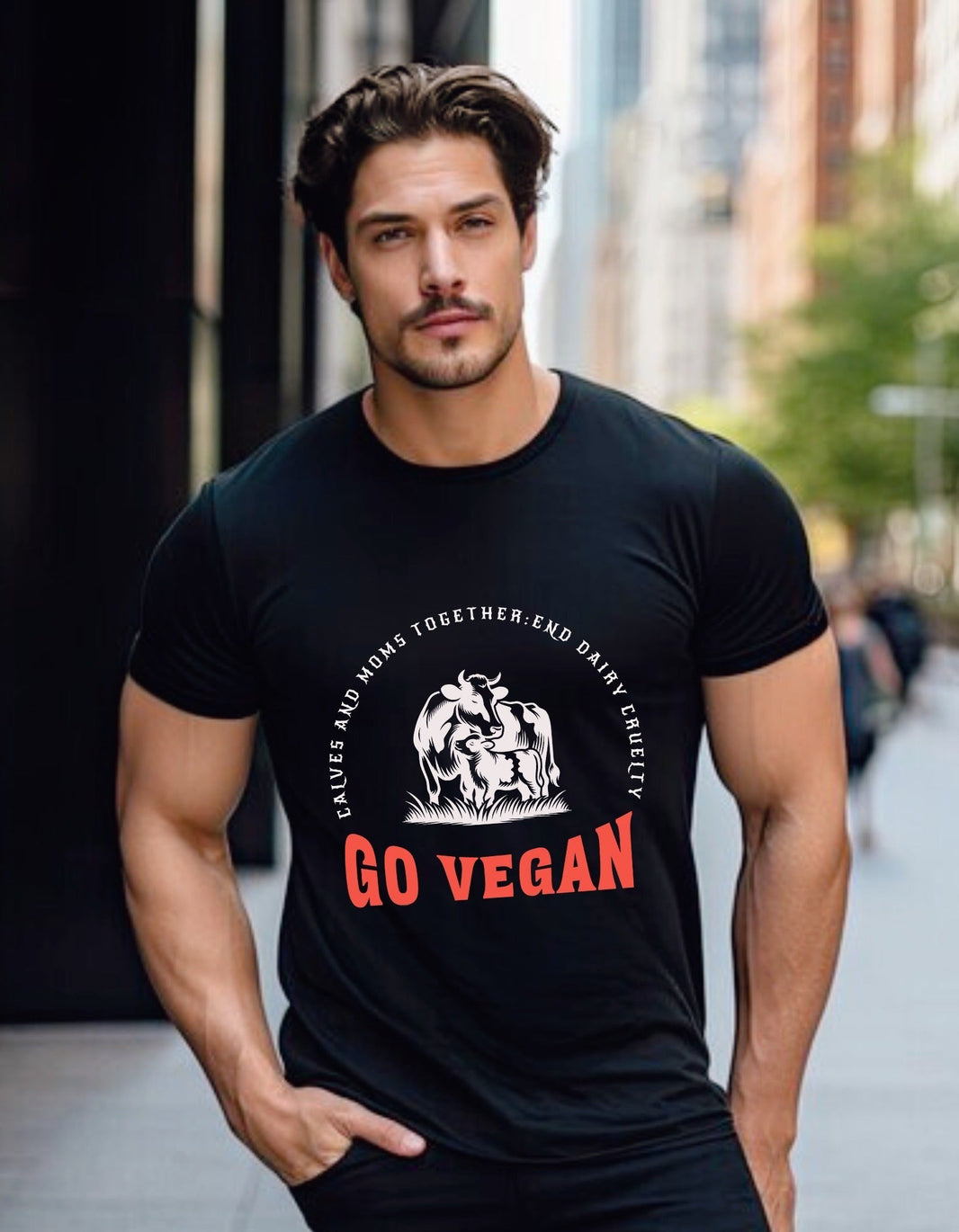 Calves and Moms together - End dairy industry (Male) — Earthbased