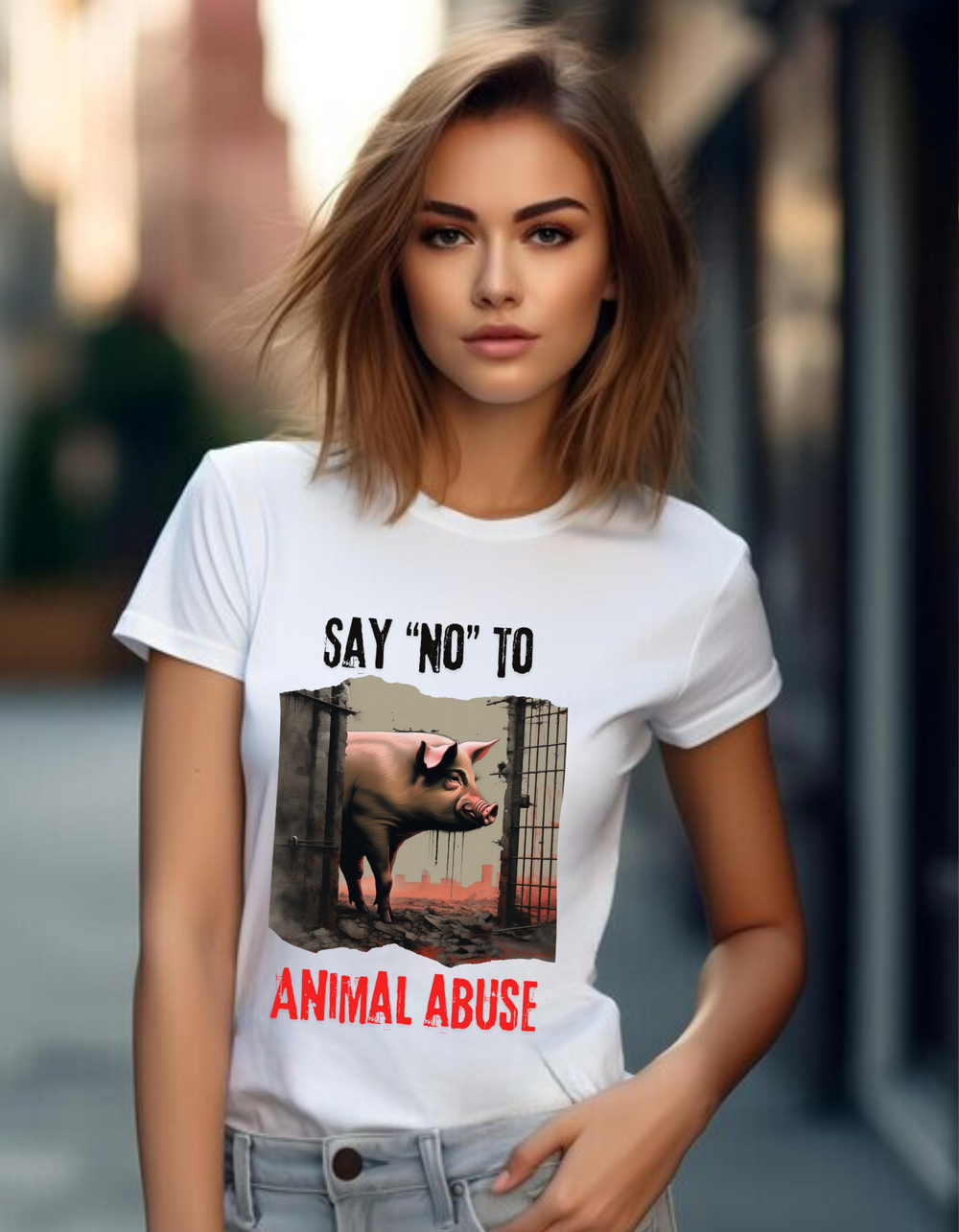 Say NO to animal abuse — Earthbased, view 3
