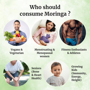 Daivik Moringa Miracle Moringa Powder | 100% Natural | Immunity Booster, Anti Aging, Anti Oxidant | 120 gms - EarthBased 