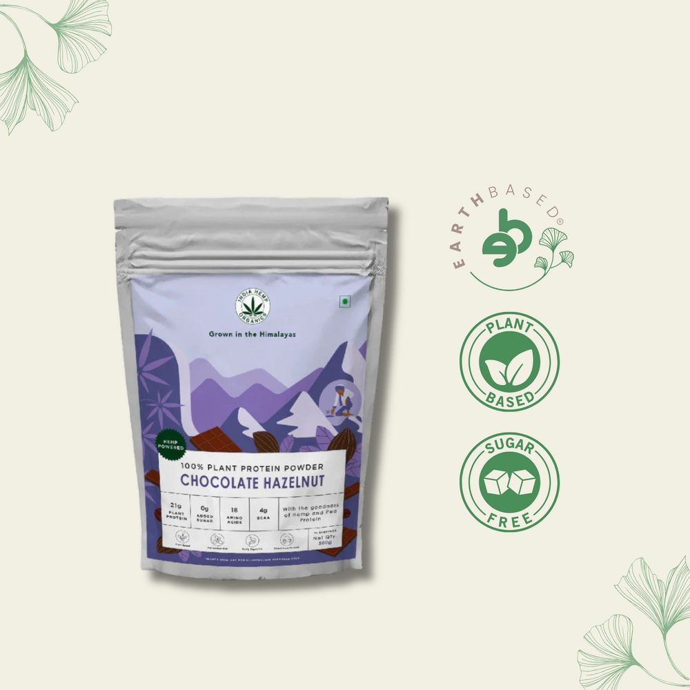 Hemp Protein - Chocolate Hazelnut | 500G (15 SERVINGS) - EarthBased 