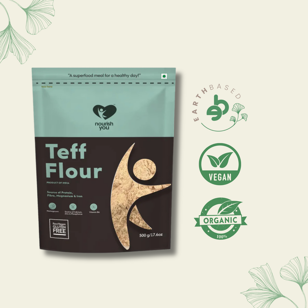 Nourish You TEFF FLOUR 500G - EarthBased 