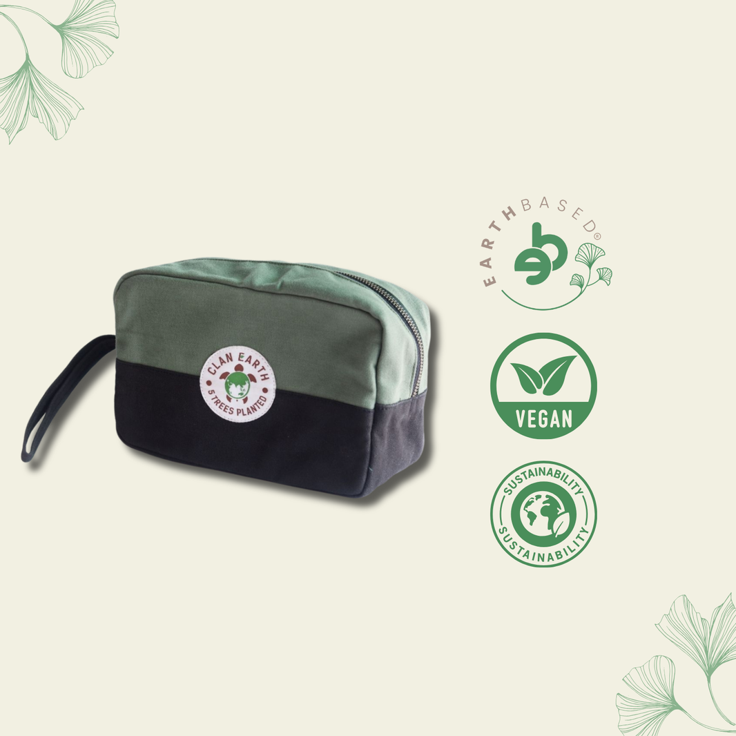Clan Earth Oryx Dopp Kit - Olive Green - EarthBased 