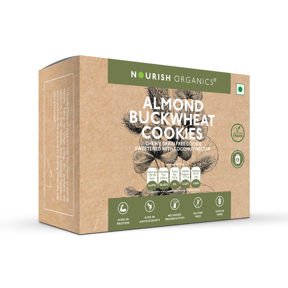 Almond Buckwheat Cookies by Nourish Organics – organic gluten-free cookie pack