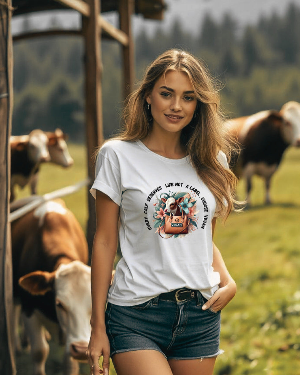 Every calf deserves a life, not a label (Female) — Earthbased