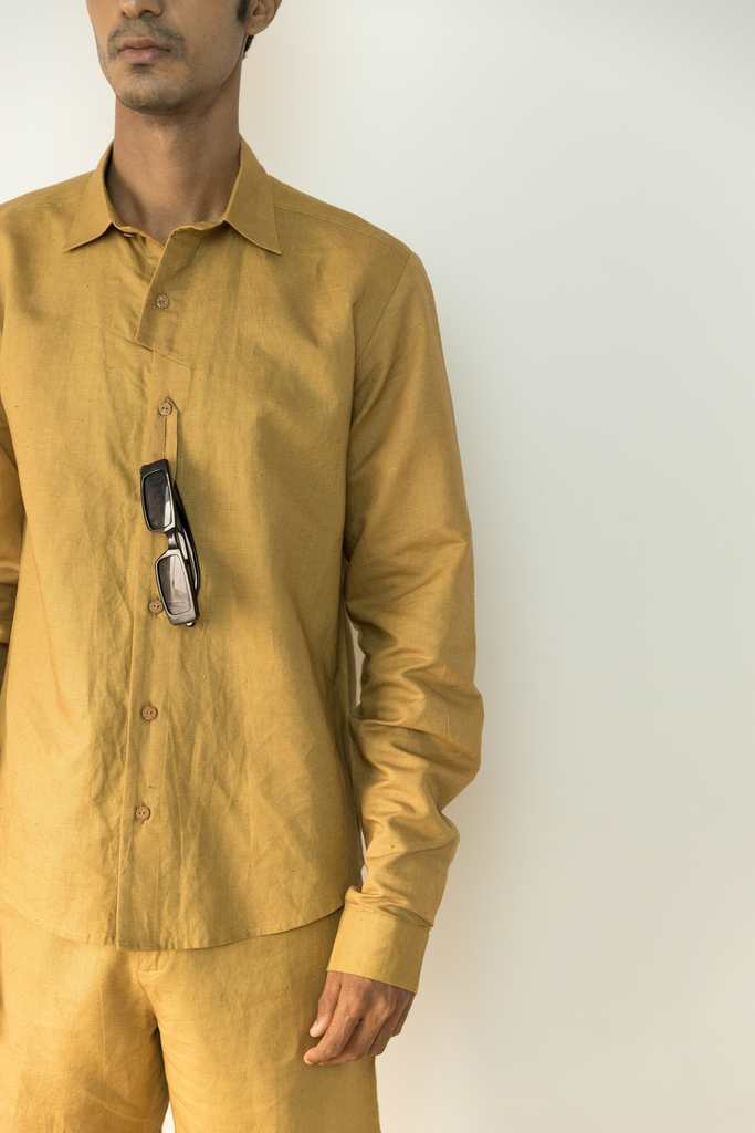 ASYMMETRIC PLACKET SHIRT - EarthBased 