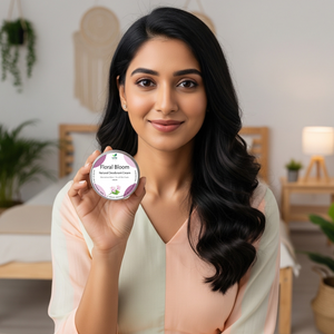 Natural Deodorant Cream | Floral  Bloom | Enriched with Shea Butter, Mango Butter, Jojoba & Almond Oil - EarthBased 