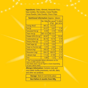 Aaj Pakao - CHO Dates Cranberry Protein Snack Bar, Pack of 6 - EarthBased 