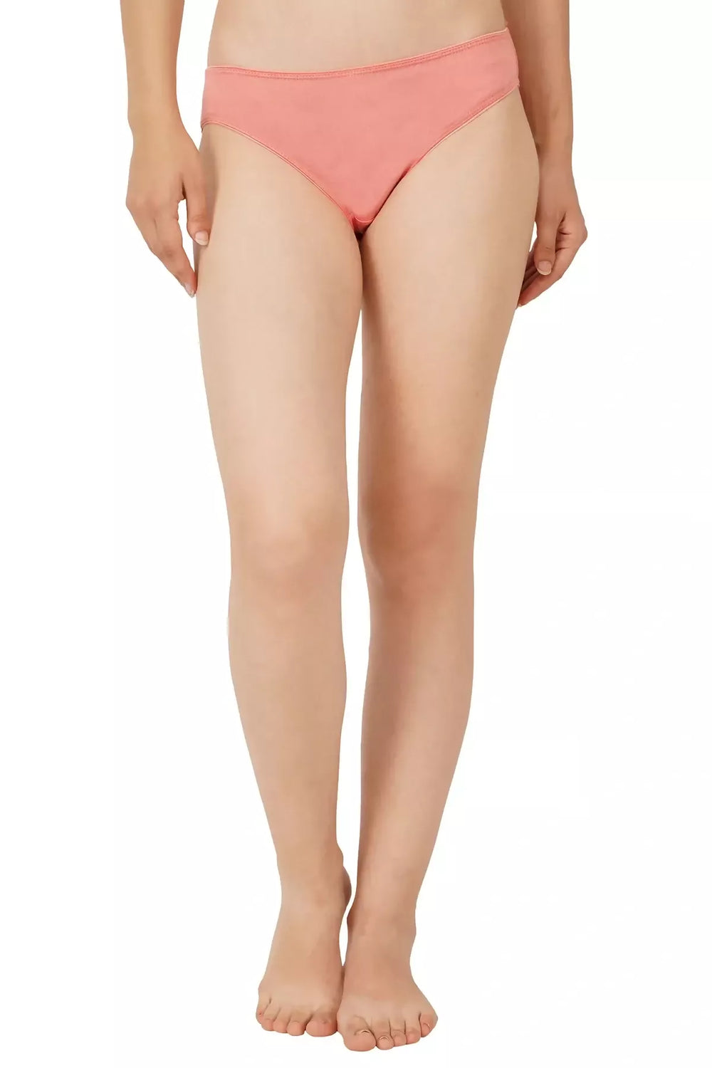Bamboo Fabric Low Waist Underwear | Peach and Black |  Pack of 2 - EarthBased 