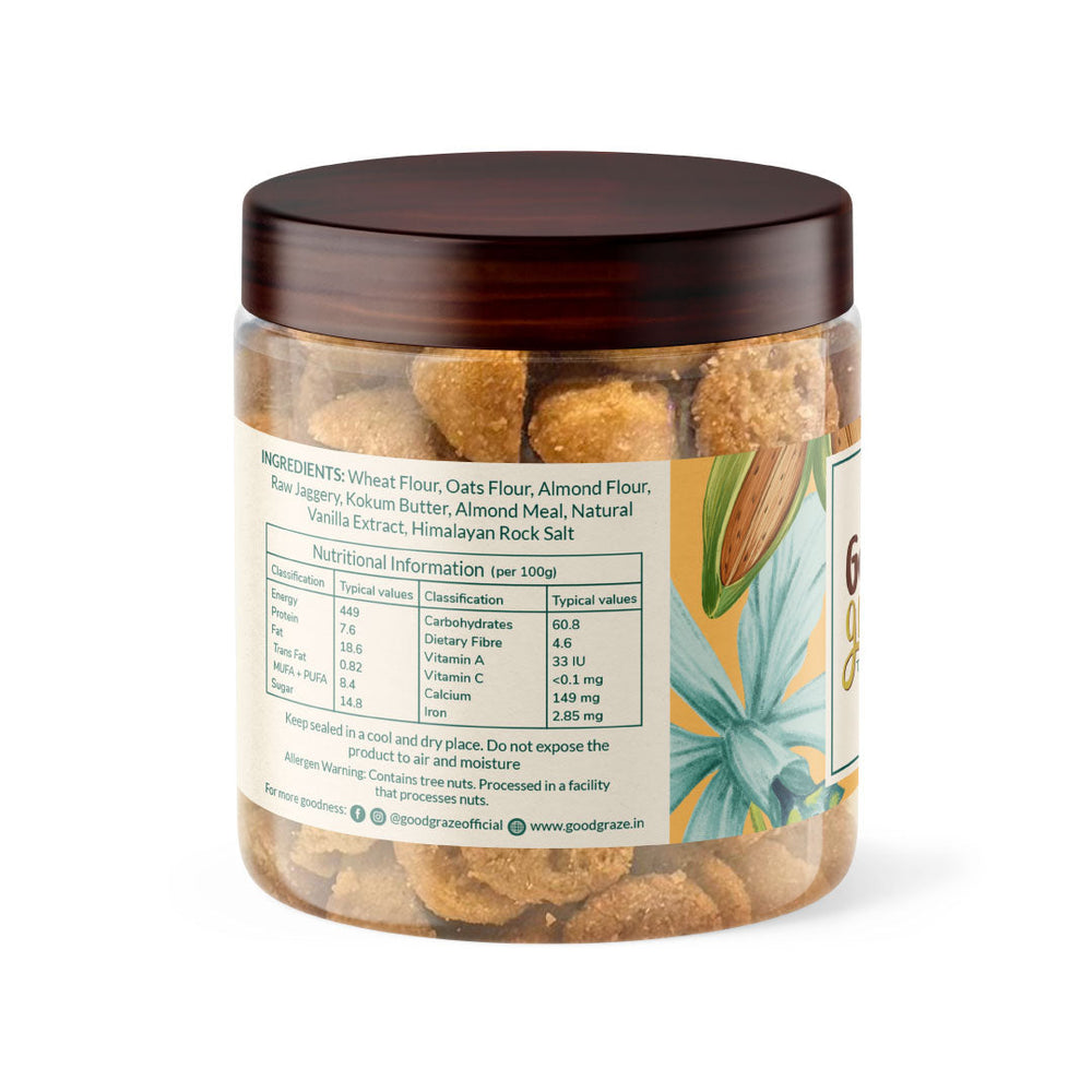 Almond & Jaggery Cookies packaging - EarthBased