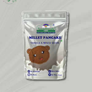TummyFriendly Foods Aluminium-Free Millet Pancake Mix - Vanilla Mixed Seeds 800 g - EarthBased 