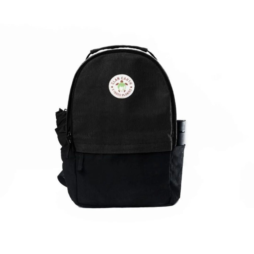 Clan Earth Amur Backpack - Charcoal Black - EarthBased 
