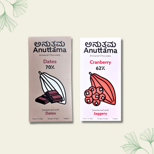 Anuttama | Dark Chocolate | Cranberry + Dates | Combo - EarthBased 