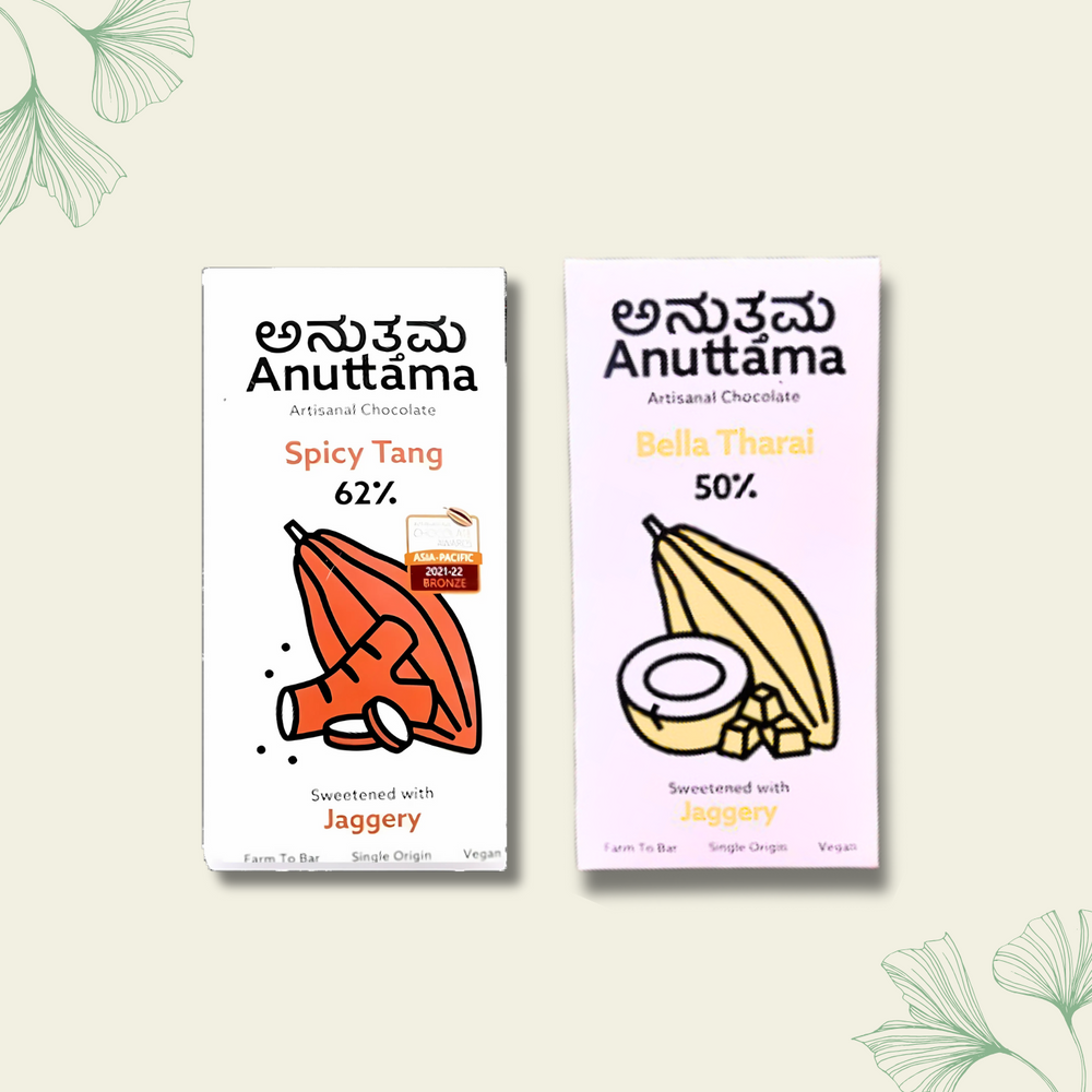 Anuttama | Dark Chocolate | Bella Tharai + Spicy Tang | Combo - EarthBased 