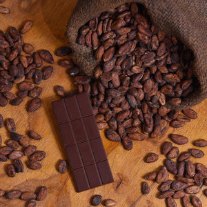 Anuttama | Roasted Almond Chocolate | 62% Cocoa , Gifts Box, Vegan Chocolate, Gift Hamper, Sugar Free, No Artificial Flavours, Lectin Free, Natural Chocolate Bar - EarthBased 