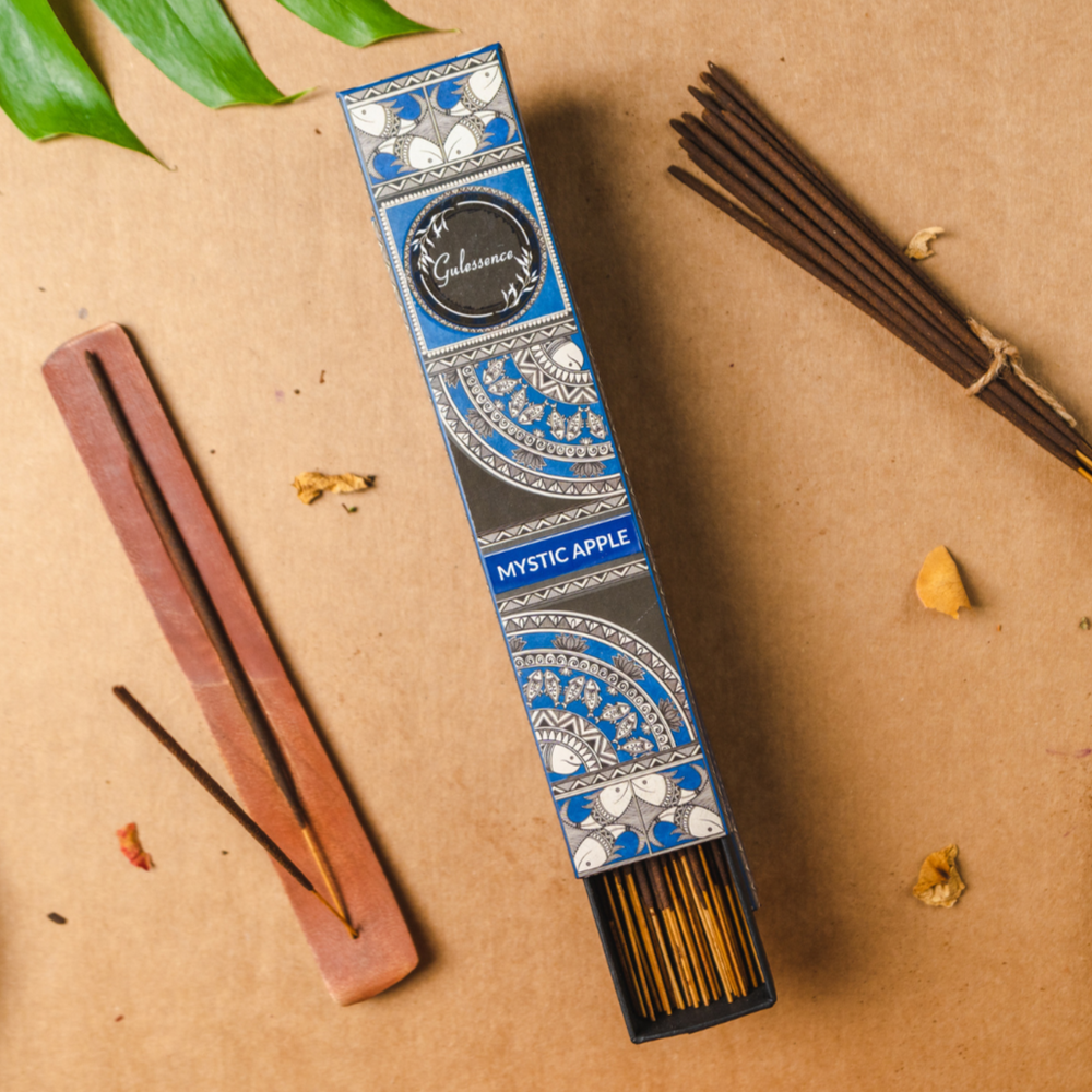 Apple Incense Sticks | Aroma Desi | Gulessence | Pack of 2 - EarthBased 