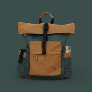 Armadillo Backpack - Green & Brown | Clan Earth - EarthBased 