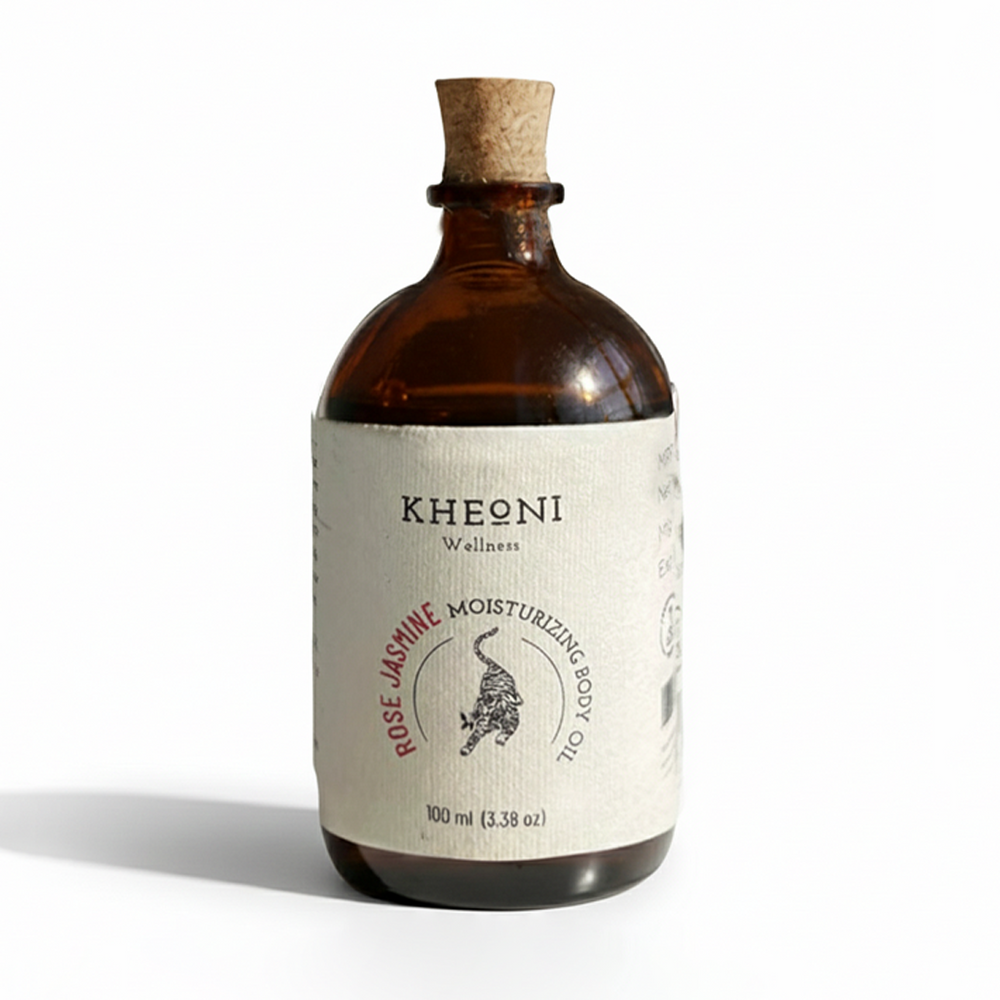 Rose Jasmine Moisturizing Body Oil - EarthBased 