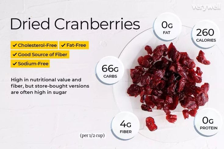 Bombay Snacking Co. Dried Cranberries (100g) – Antioxidant-Rich Superfood | Natural Sweetness