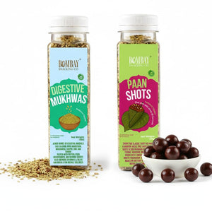 Bombay Snacking Company Paan Shots & Digestive Mukhwas | The Perfect Refresh Combo (Pack of 2) | 100% Natural Mouth Freshener - EarthBased 