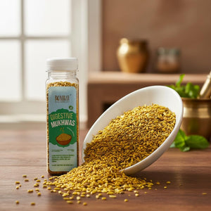 Bombay Snacking Company Roasted Seven Seeds Mix & Digestive Mukhwas | Healthy Superfood Snack & Natural Mouth Freshener |2 Combos Pack of 2 each | - EarthBased 