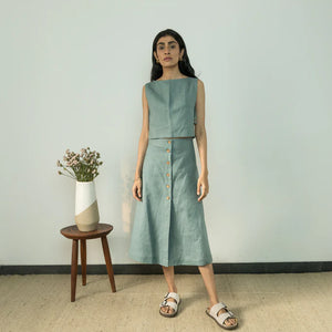 BOAT NECK CROP TOP | Anushe Pirani - EarthBased 