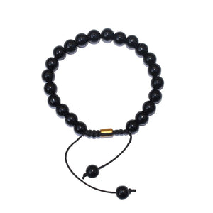 Natural Certified Onyx Bracelet For Protection, Health and Balance - EarthBased 