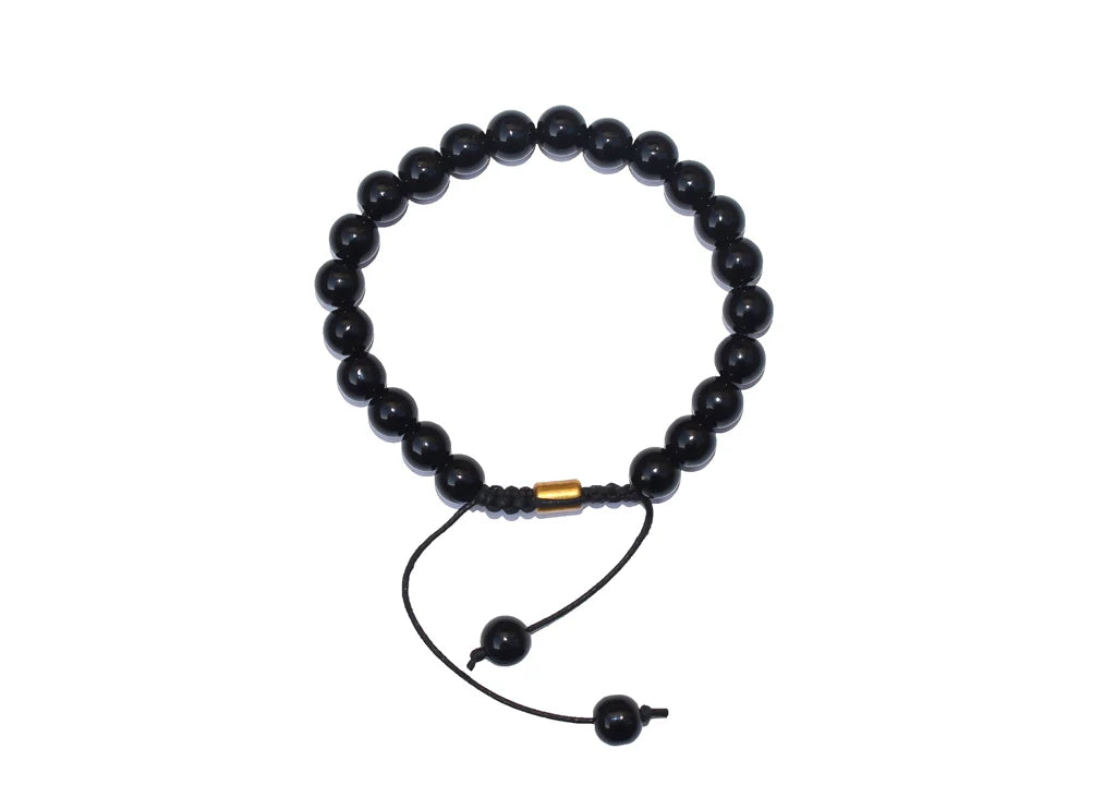 Natural Certified Onyx Bracelet For Protection, Health and Balance - EarthBased 