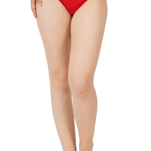 Bamboo Fabric Low Waist Underwear | Red and Black | Pack of 2 - EarthBased 