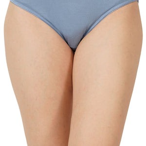 Bamboo Fabric Low Waist Underwear | Peach and Blue |  Pack of 2 - EarthBased 