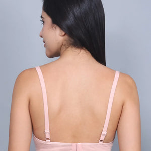 Bamboo Fabric Full Coverage Padded T-Shirt Bra – Soft, Comfortable, Eco-Friendly, and Supportive for All-Day Wear and Perfect Fit - EarthBased 