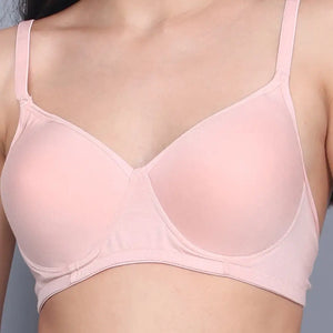 Bamboo Fabric Full Coverage Padded T-Shirt Bra – Soft, Comfortable, Eco-Friendly, and Supportive for All-Day Wear and Perfect Fit - EarthBased 