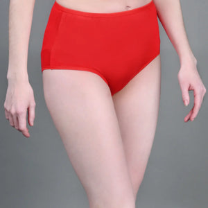 Bamboo Fabric Women's Hipster Panty | Red and Black | Pack of 2 - EarthBased 